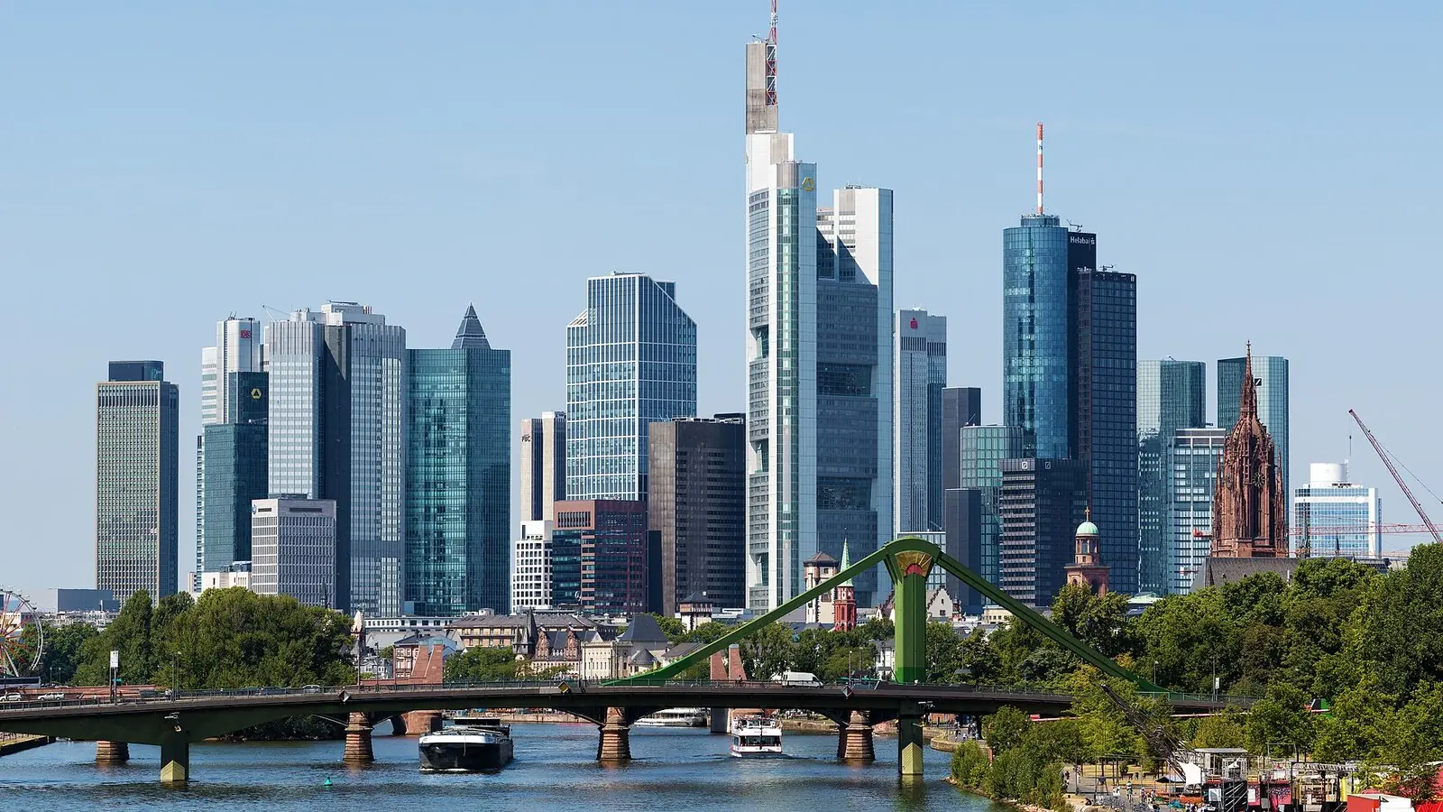 Skyline Frankfurt am Main – wirtschaftliches Zentrum Hessens
